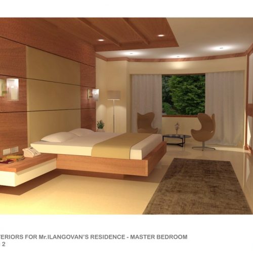 Master bedroom - View 1 Option 2